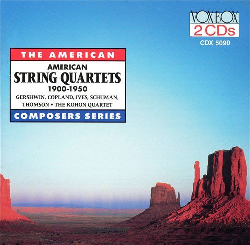 American String Quartets 1900-1950 cover