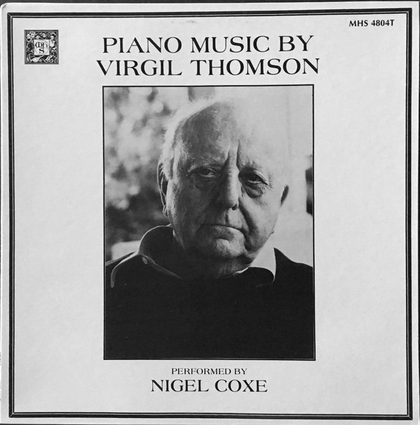 Piano Music By Virgil Thomson cover